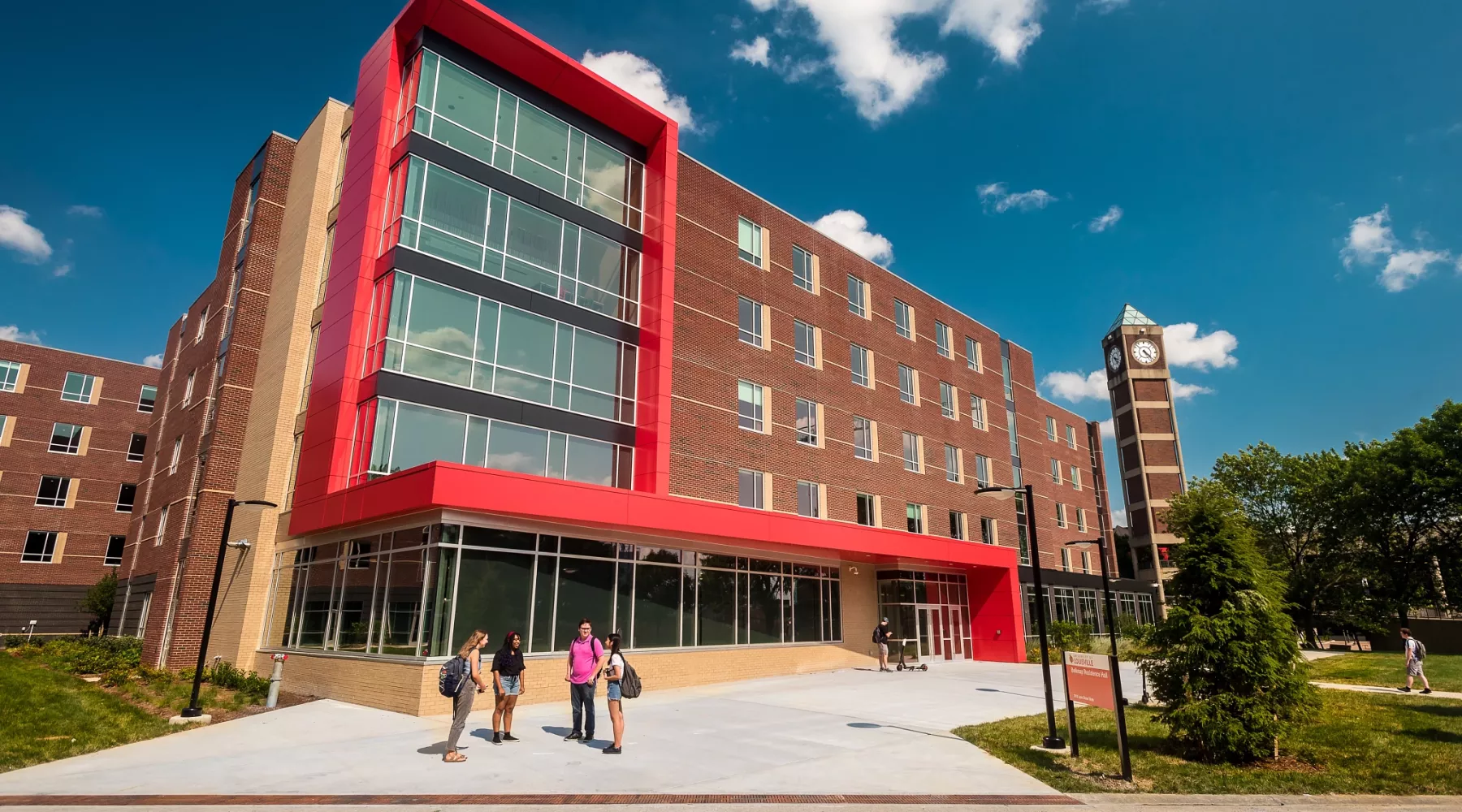 The Belknap Residence Hall is the latest residence hall on campus for first year students.